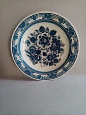 assiette Hollandaise  faience    Blauw - Delfts bleue D 25 cm décors floral .