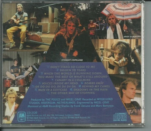 THE POLICE RARE West German Original 1980s Target Era CD Zenyatta Mondatta AM+ - Picture 3 of 3