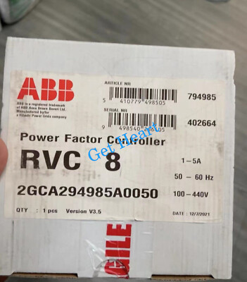 ABB RVC-8 power factor controller 100-440VAC DHL or FedEX/m