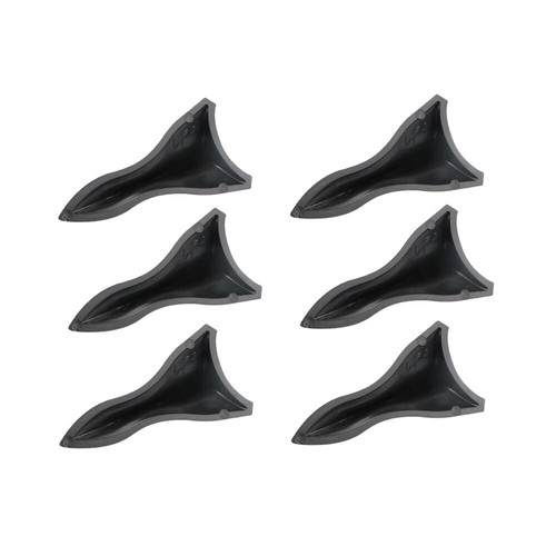 10Pcs Vortex Generator Shark Fin Jet Rear Roof Wing Spoiler Diffuser Universal - Picture 10 of 12