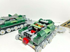 LEGO Indiana Jones: two jungle cutters from 7626 + Cobra only from 7325.