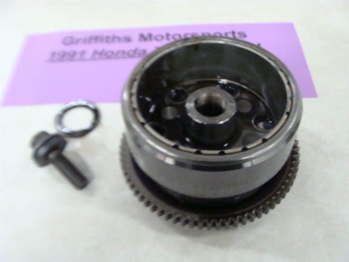 GW割引　HONDA モトラ　エンジン 1991 HONDA TRX300 FWM 4x4 Fourtrax OEM flywheel magneto starter