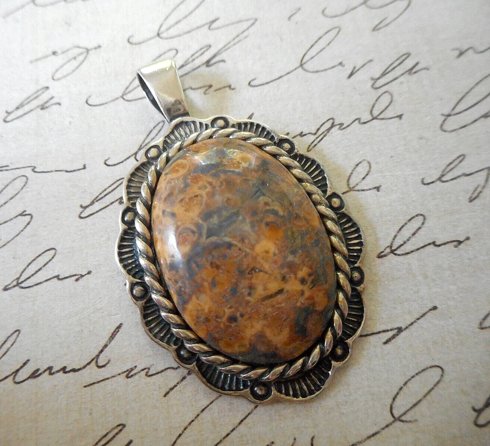 Colgante de ágata burlada de plata de ley Carolyn Pollack 361910 Foto 2 de 4