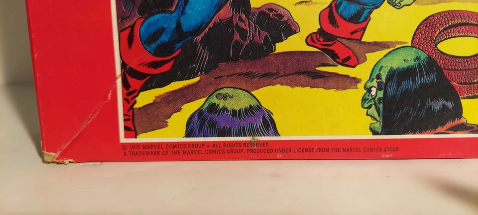 Vintage Captain America Puzzle 200 Pieces Marvel 1970s Whitman Rare New - Image 2 of 4