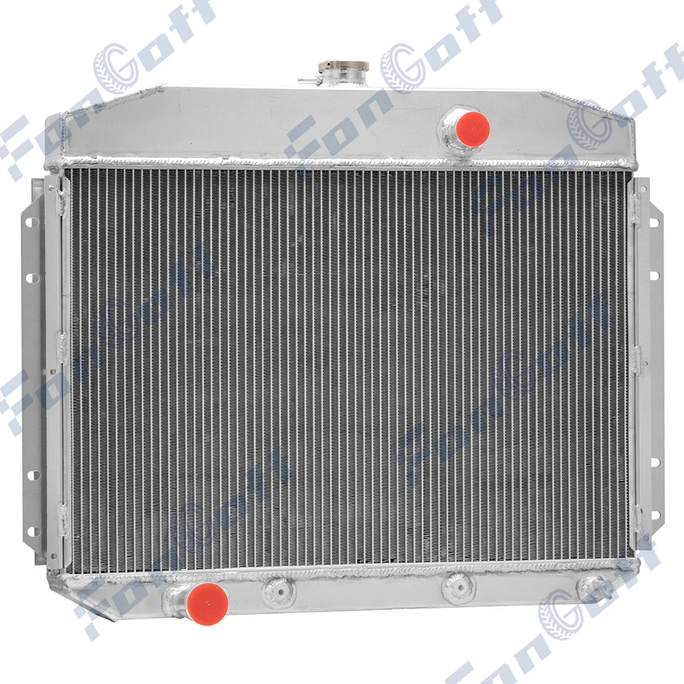 4 Row Aluminum Radiator FOR 1960-1964 FORD F-100 F-250 F-350 Pickup 4.8 5.4 5.9L - Изображение 3 из 4