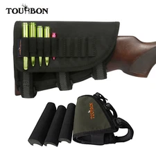 TOURBON Adjustable Cheek Rest Ruger American Rifle Stock Ammo Holder 3 Cheek Pad