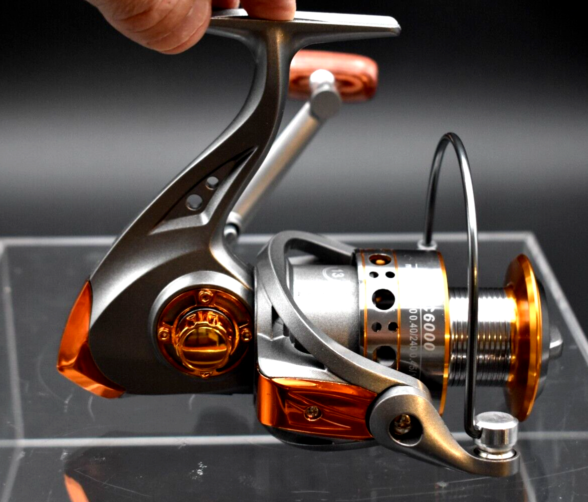 billings fishing reel BILLINGS DC 6000 Series, 5.2:1 Gear Ratio,26LB Max Drag,CNC Metal Spool,Spin  NEW