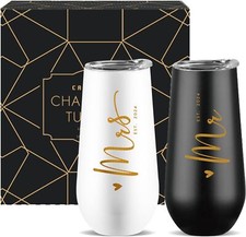 Mr and Mrs Gifts Wedding Gifts for Couple 2024 Mr and Mrs Champagne Mr  Mrs