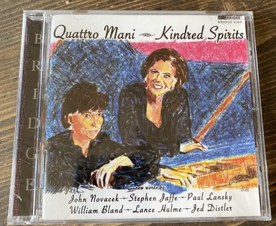 Quattro Mani - Kindred Spirits Jaffe/ Novacek/ Lansky/ Bland New CD *D