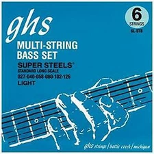 GHS Muta 6L STB - Super Steel Roundwound - Long Scale -Light MUTE FOR GUITAR B