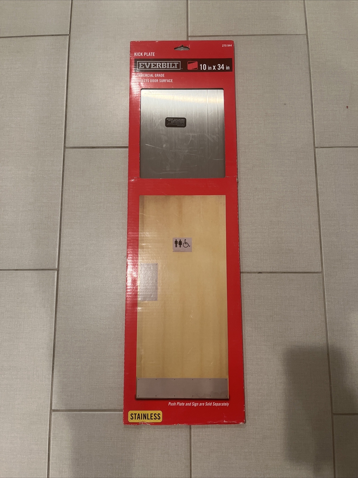 Everbilt Kick Grade Protects Door Surface 30699143207