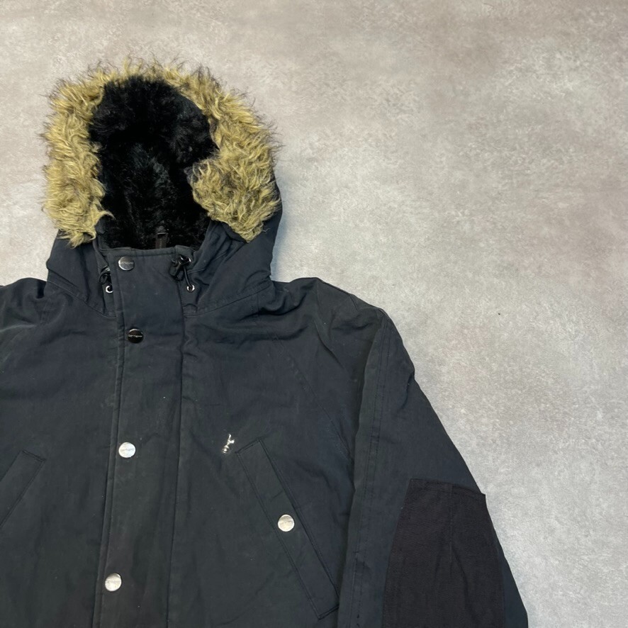 Carhartt Parka Jacket Mens Full Zip Workwear Puffer Coat, Black, Small image 2