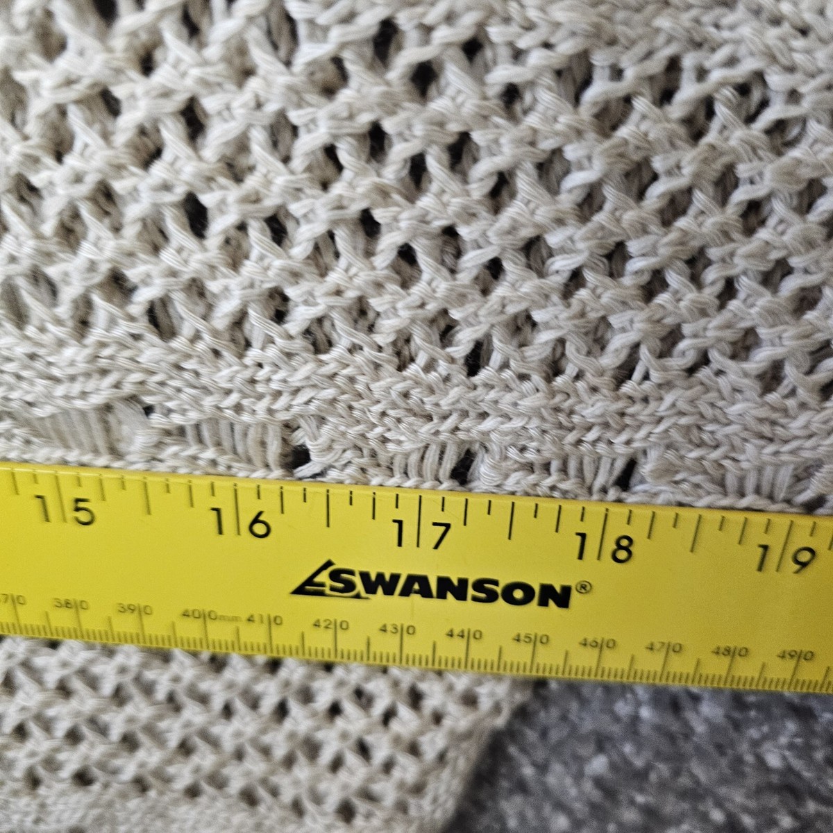 エクリュs Open Crochet United States Sweaters Women M Ecru Cottagecore Boho