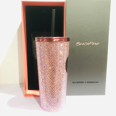 Starbucks + Blackpink Stainless Tumbler 16 oz. Bling Rhinestone