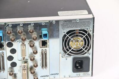 Evertz 7700FR-C Multiframe W/ 7767VIP12-SN & 7767VIP4-SN Cards | eBay