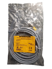 TURCK RS 4.5T-2 EUROFAST Cord, M12, Male, 5POS, Straight - NEW IN ORIGINAL