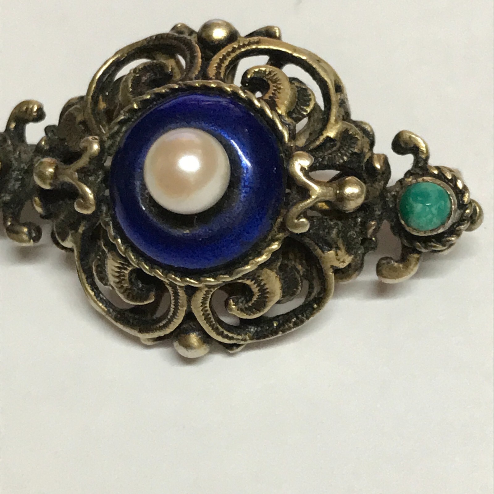 Beautiful Austro-Hungarian Solid Silver Plated Ye… - image 2