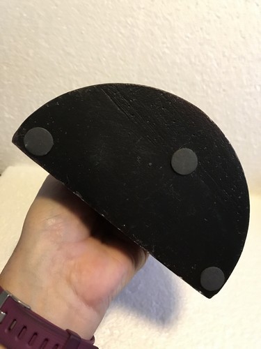 Fleur de Lis Türstopper Buchstütze Türstopper - weinrot - Harz 8,5 Zoll hoch 2,5 Pfund - Bild 5 von 5