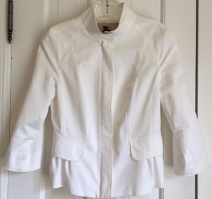 burberry white blazer