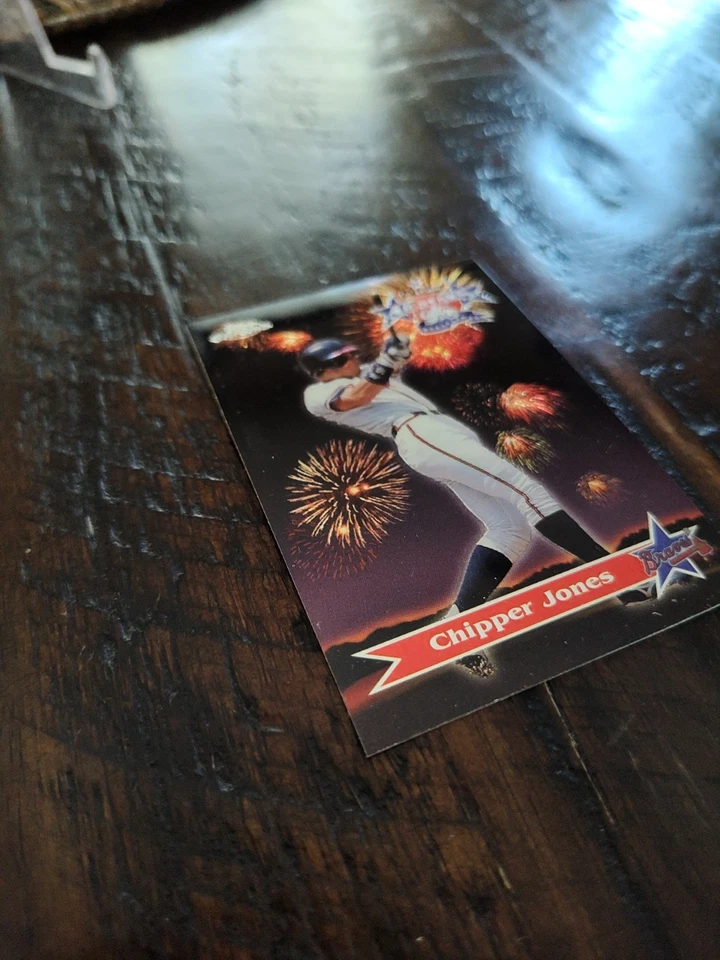 1997 Topps Chrome #AS8 Chipper Jones All-Stars Refractor - Image 3 of 4