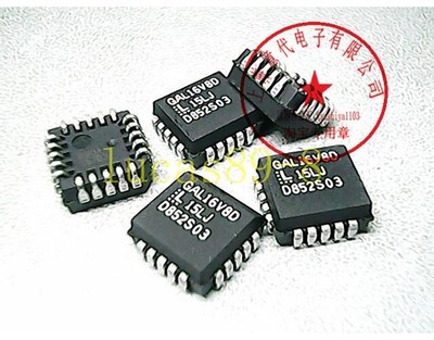 1 x GAL16V8D GAL16V8D-15LJ E2CMOS PLD Generic Array   PLCC-20 #ac