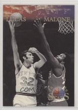 1996 Topps Stars Imagine Members Only Moses Malone Jerry Lucas #I-11 HOF 11pj
