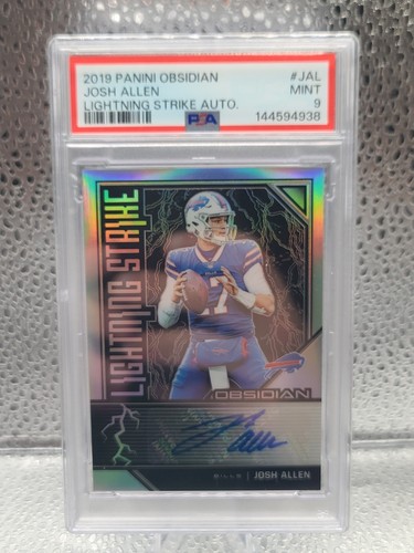 2019 Obsidian Lightning Strike Josh Allen Auto /25 LS-JAL PSA 9 - POP 5