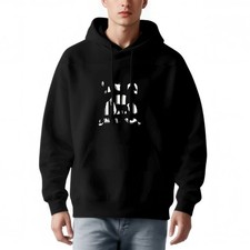 Men's Loose Fit Long Sleeve Hoodie Pullover Sweatshirt with Pockets Featuring