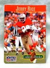 1990 Jerry Rice Pro Set Collect A Book San Francisco 49ers Football Card Book