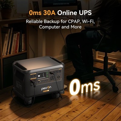 PECRON F5000LFP Portable Power Station 5120Wh 7200W Solar