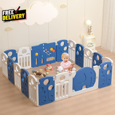 Baby Playpen 18 Panels Kids Activity Center Indoor Outdoor Safety Play Yard