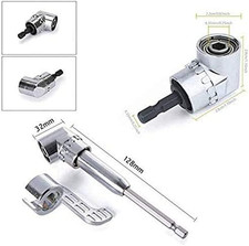 105 Degree Right Angle Driver Angle Extension Power Screwdriver Drill Attachm...