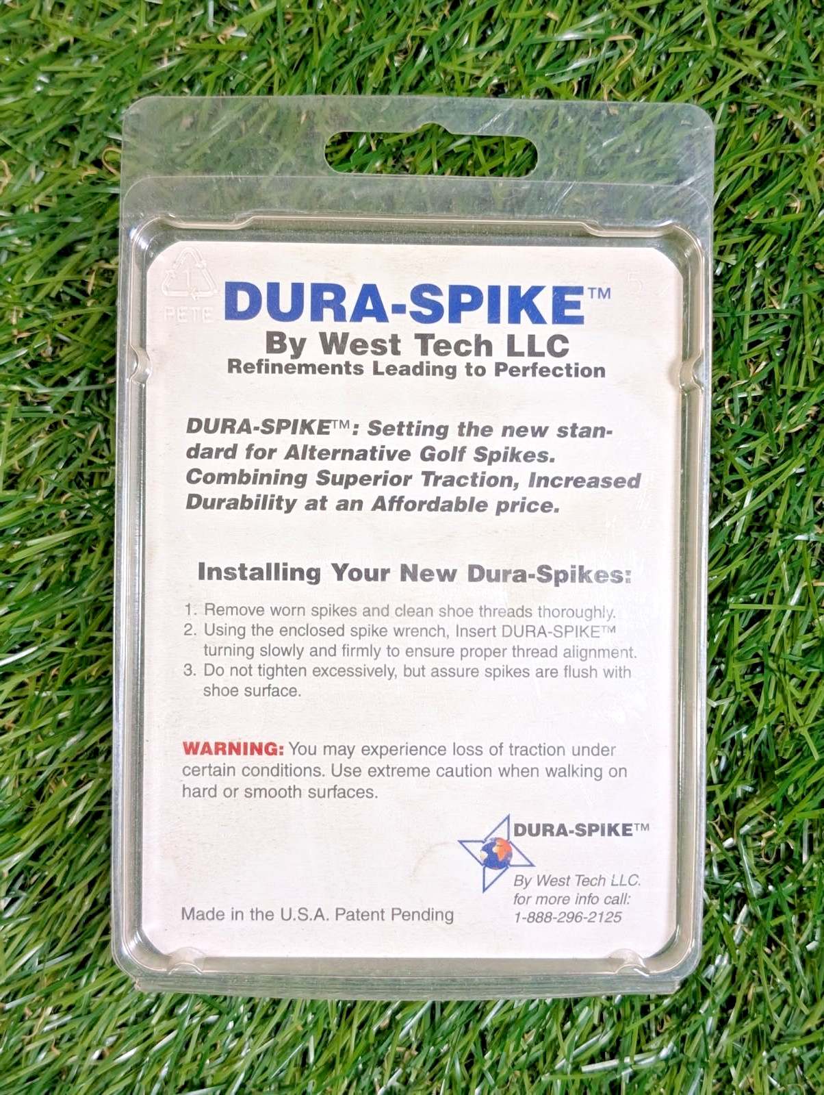 **NEW** DURA-SPIKE Replacement Golf Shoe Spikes w/ Wrench - Standard Thread (24)