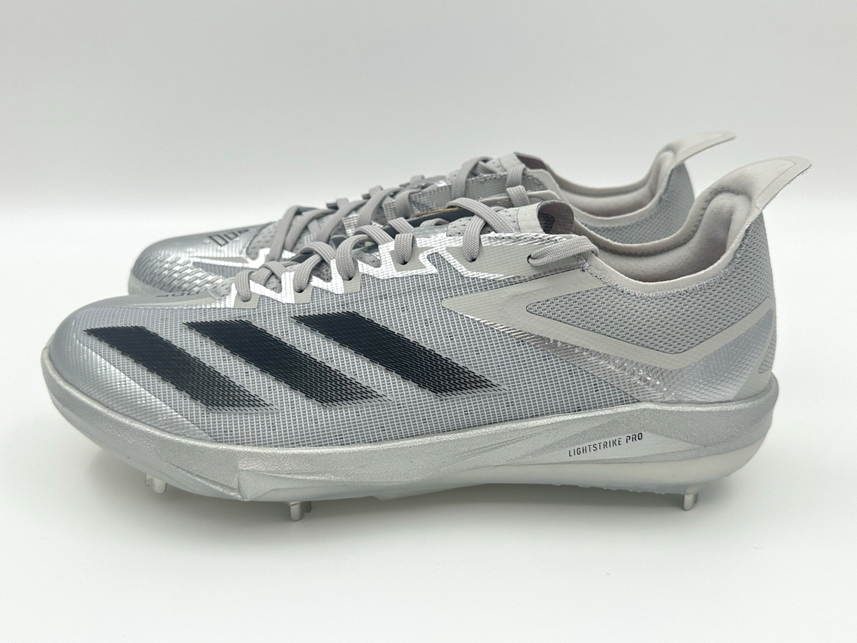 Adidas Adizero Electric+ S Men's Size 10.5 Silver Metal Baseball
