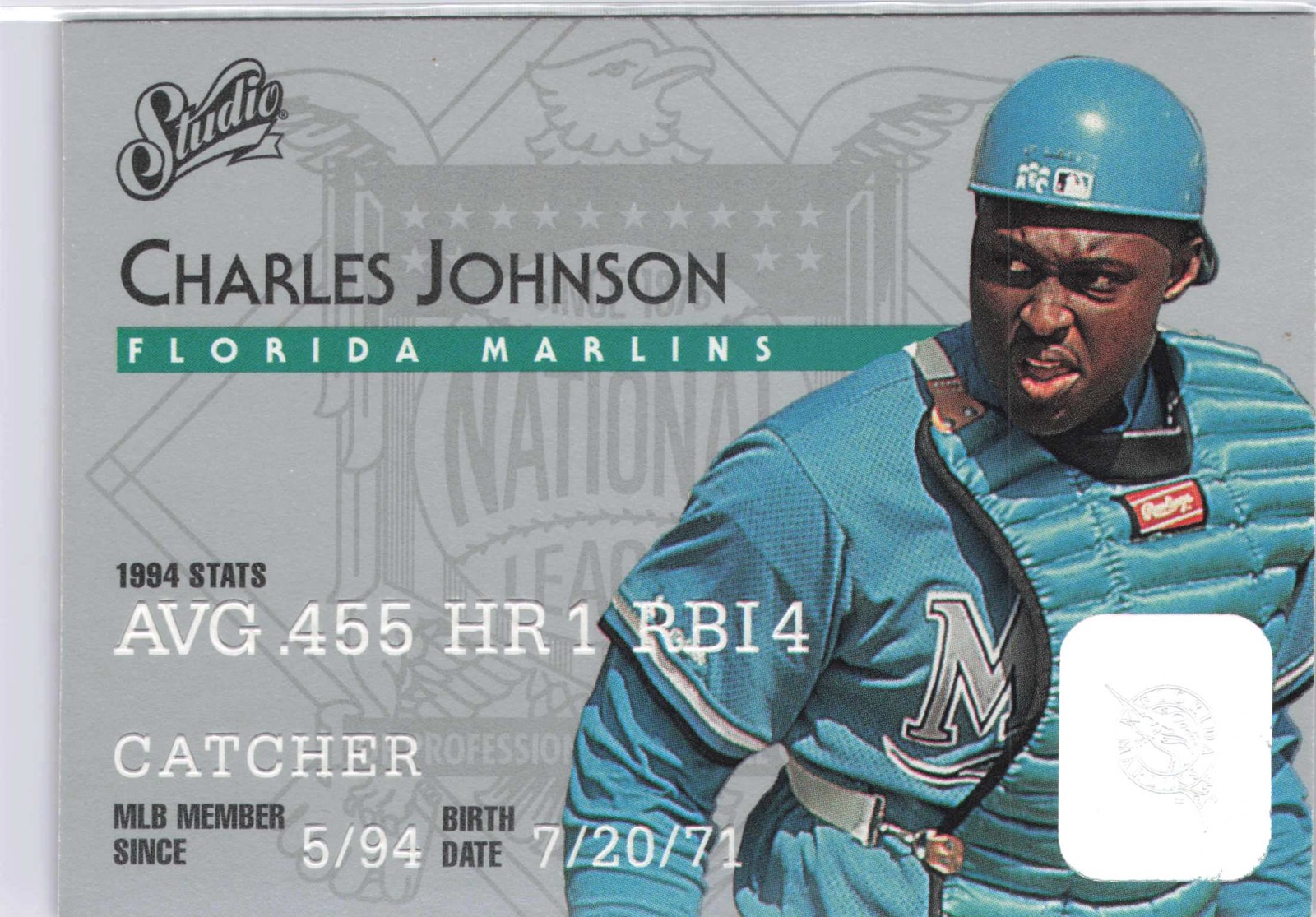 1995 Studio Charles Johnson #140