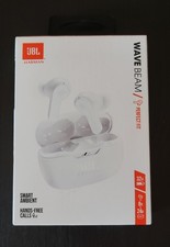 JBL Wave Beam écouteurs intra-auriculaires Bluetooth sans fil avec micro - Blanc