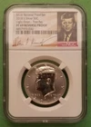 2018 S 50c Silver Kennedy Rev Proof *LIGHT FINISH* FR First Release 199K