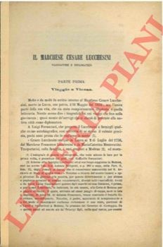 Il marchese Cesare Lucchesini viaggiatore e diplomatico.