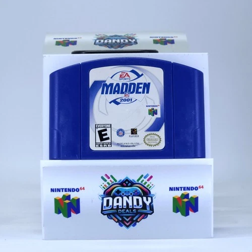Madden 2001 N64 Authentic, Tested - Nintendo 64