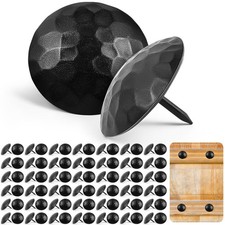 100 PCS 1 Inch Large Iron Clavos Decorative Nails Black Antique Fasteners