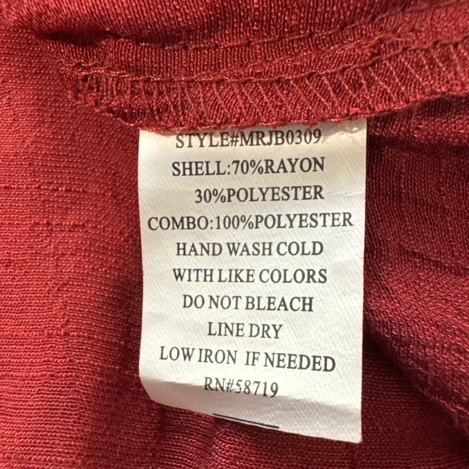 Notations Blouse Women's Medium Burgundy Roll Tab Sleeves Pockets Semi Sheer