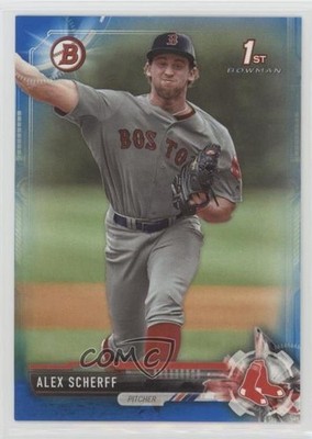 2017 Bowman Draft Blue 92/150 Alex Scherff #BD-9 2a9