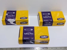 Cleaner's Supply Safety Pins - Closed - 1" to 1 1/16" 3 Boxes Over 4000 Pins
