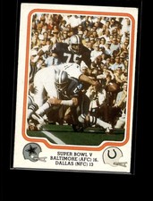 1979 Fleer Team Action #61 Super Bowl V Dallas Cowboys Baltimore Colts