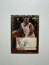 Marketplace image: 2025-26 Topps Chrome Alijah Martin Chrome Rookie Card RC Superfractor Auto 1/1