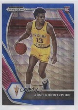 2021 Panini Prizm Draft Picks Variation Blue Wave /249 Josh Christopher #22 11hp