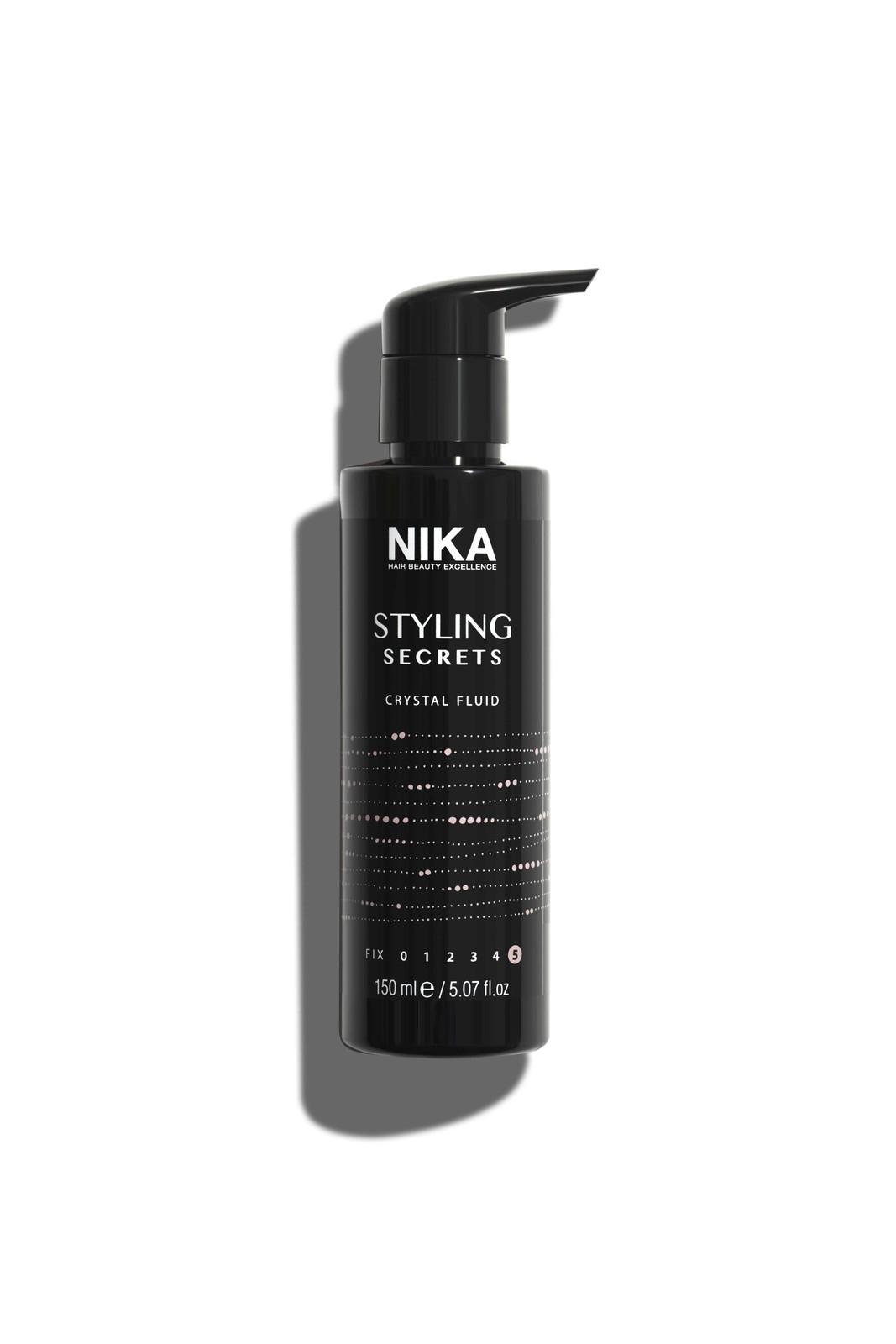 Gel NIKA Crystal Fluid 150ml: Styling Tenuta Forte e Effetto Gloss