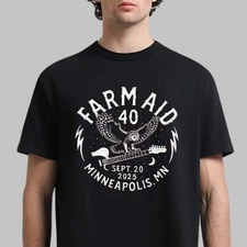 Farm Aid 40 Minneapolis Minnesota On Sep 20 2025 Barn Owl T-Shirt