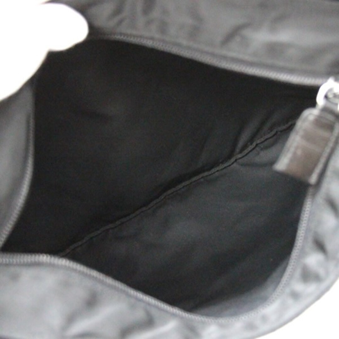 PRADA triangular logo shoulder bag no gusset nylo… - image 7