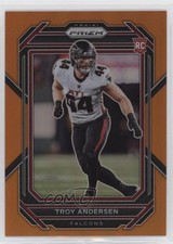 2022 Panini Prizm Rookies Orange Prizm 115/249 Troy Andersen #394 12tf